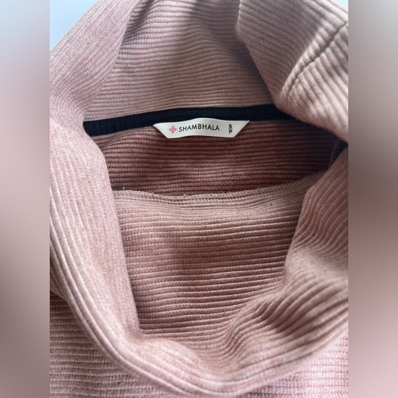 Shambhala Ribbed Cowl Neck Pullover Size S - Picture 2 of 8